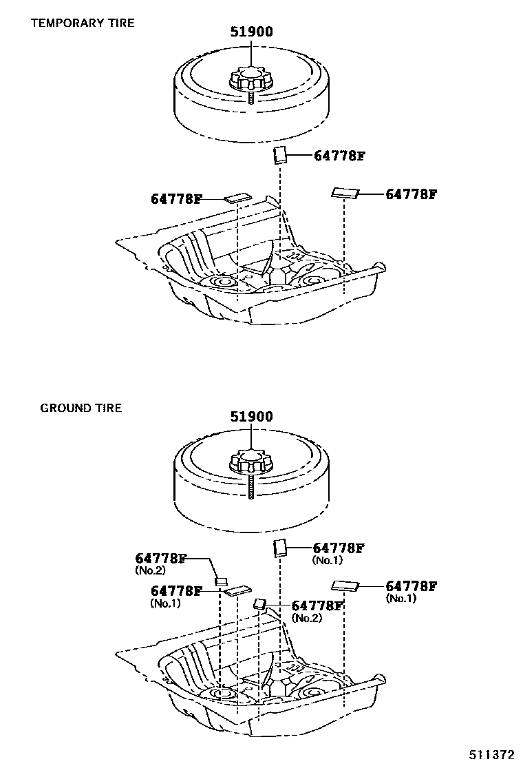 5104 — SPARE WHEEL CARRIER