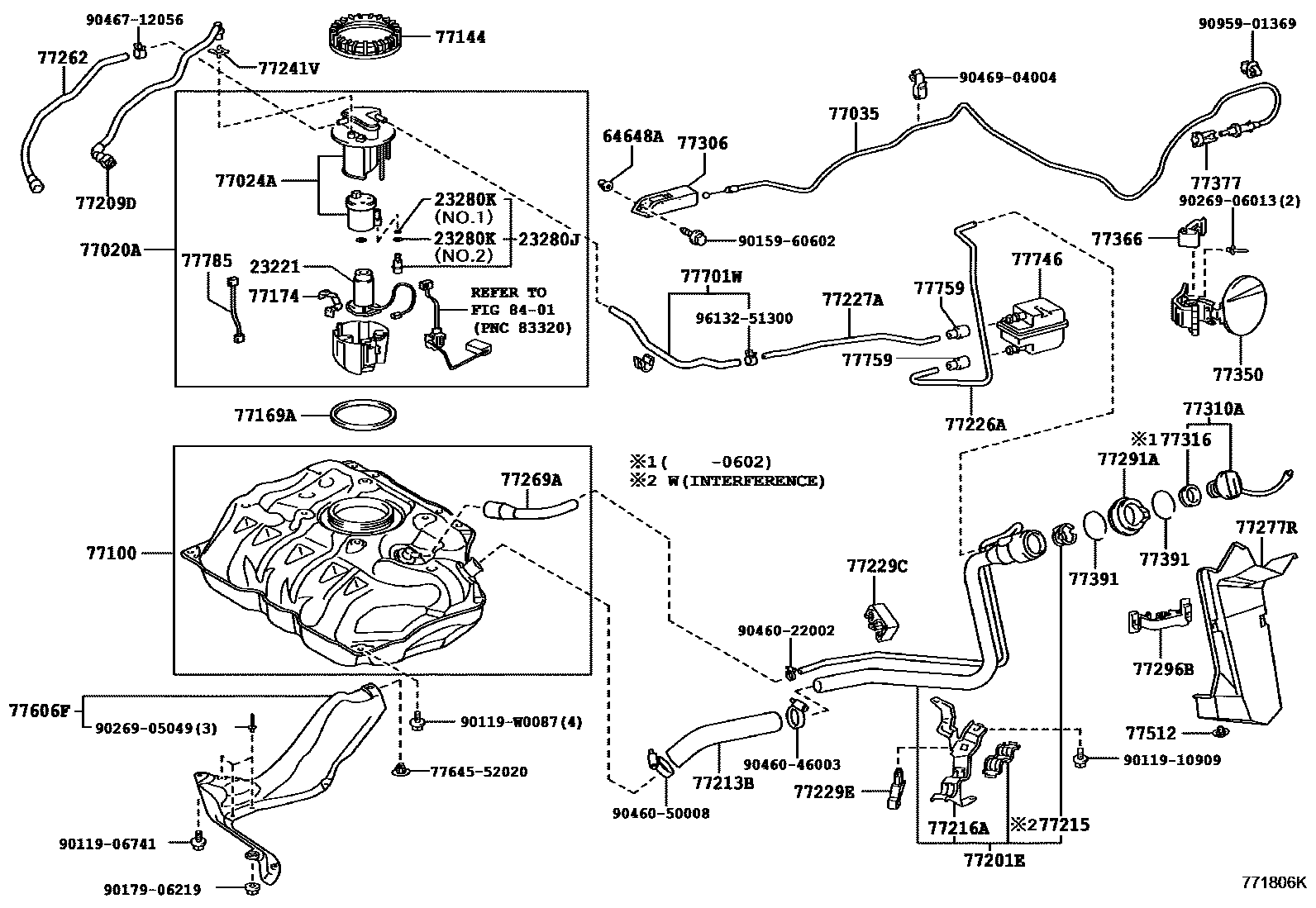 7701 — FUEL TANK & TUBE