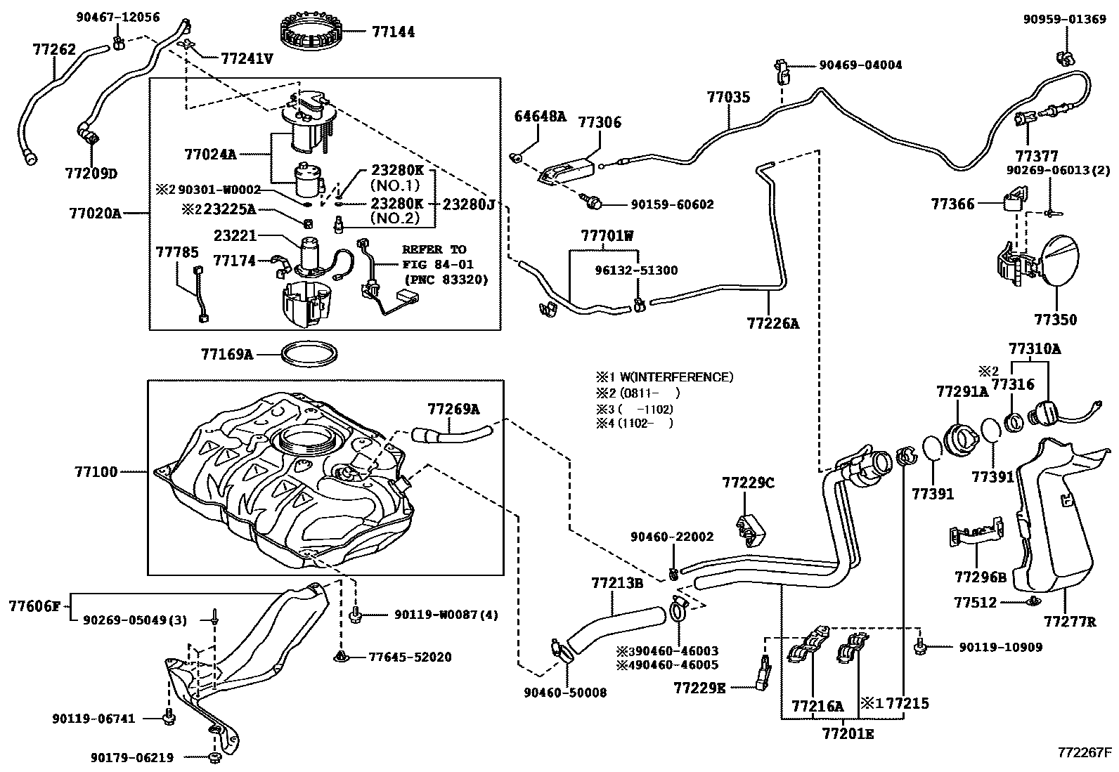 7701 — FUEL TANK & TUBE