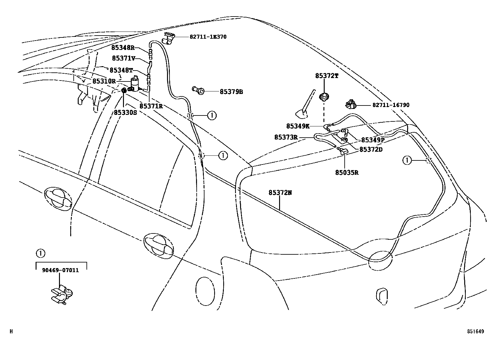 8504 — REAR WASHER