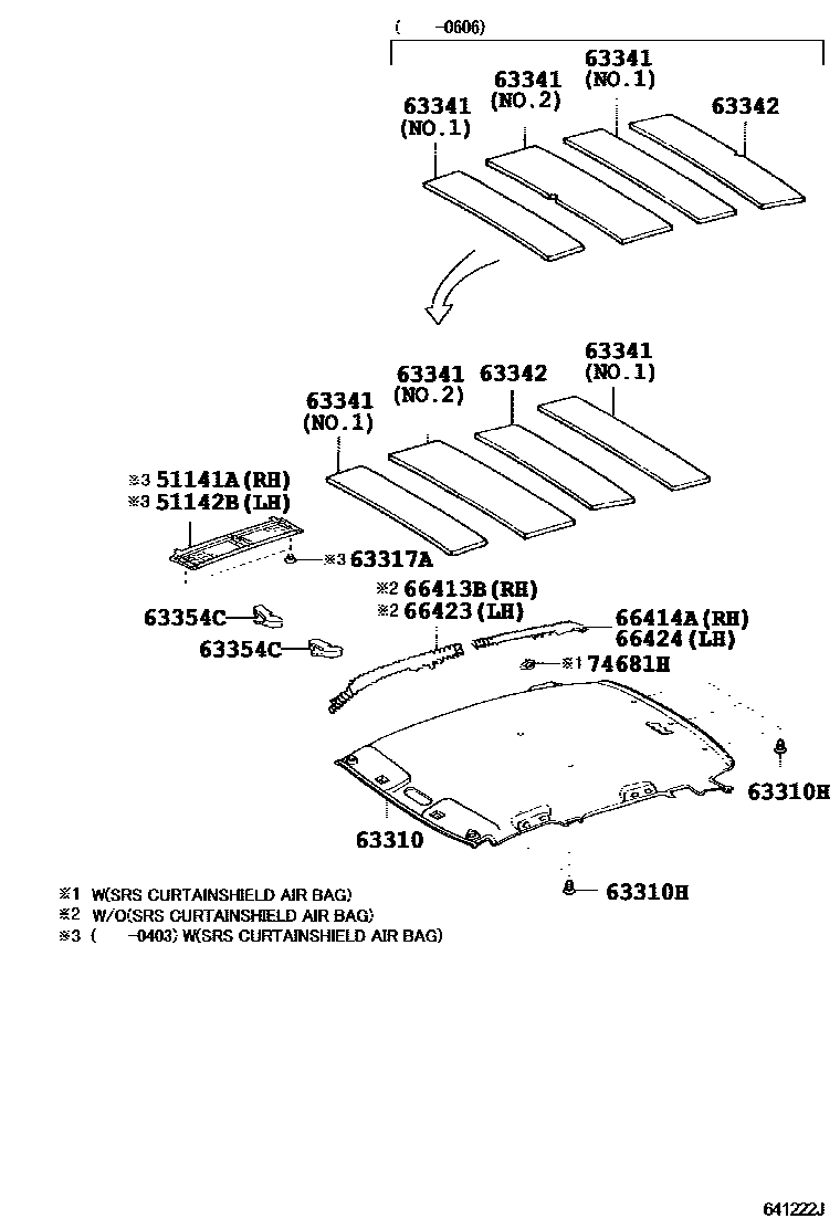 6402 — ROOF HEADLINING & SILENCER PAD