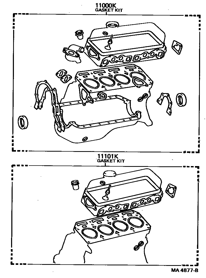 1103 — ENGINE OVERHAUL GASKET KIT
