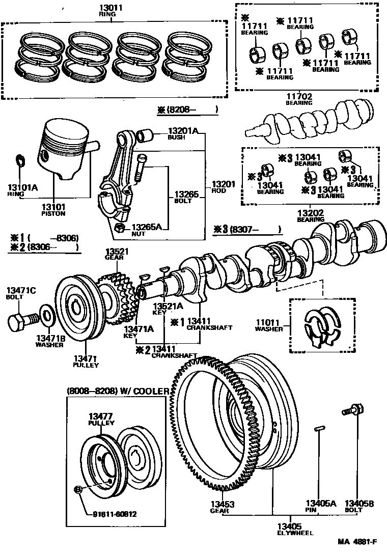 1301 — CRANKSHAFT & PISTON