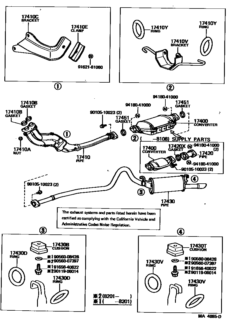 1702 — EXHAUST PIPE