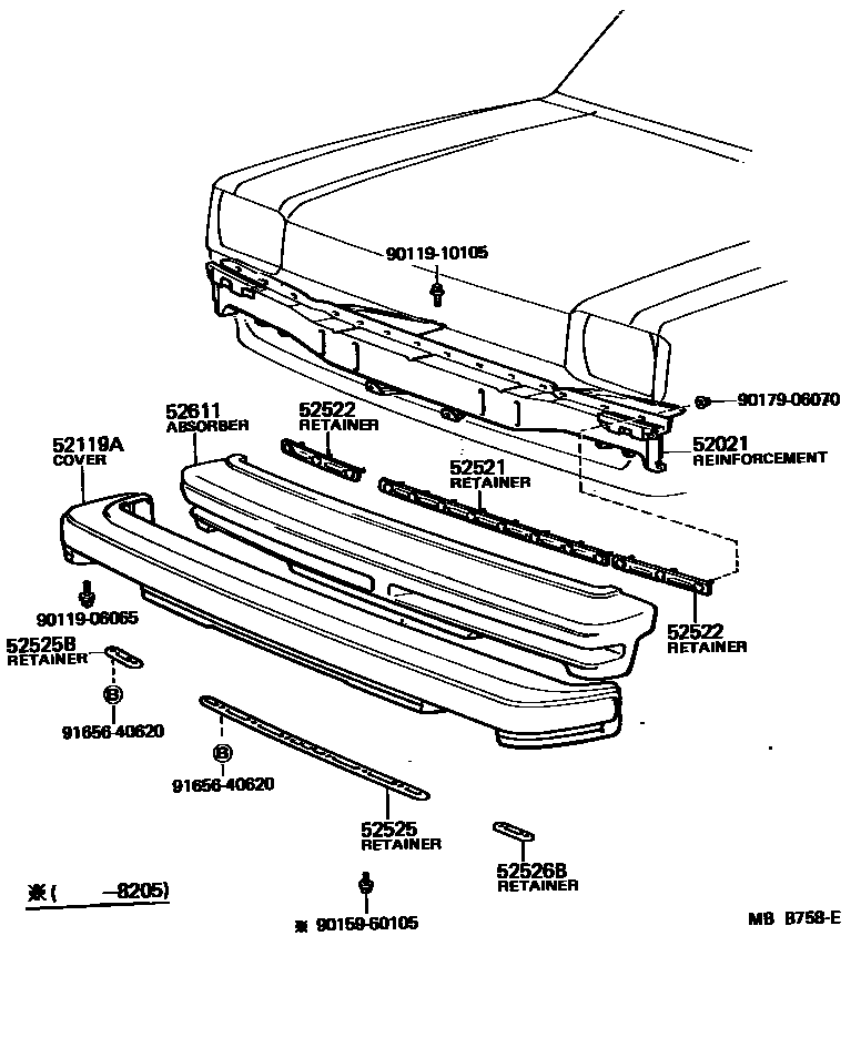 5201 — FRONT BUMPER & BUMPER STAY