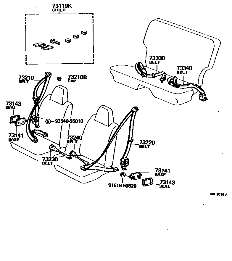 7104 — SEAT BELT & CHILD RESTRAINT SEAT