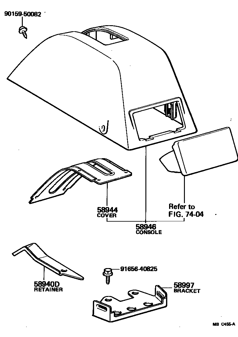 5806 — CONSOLE BOX & BRACKET