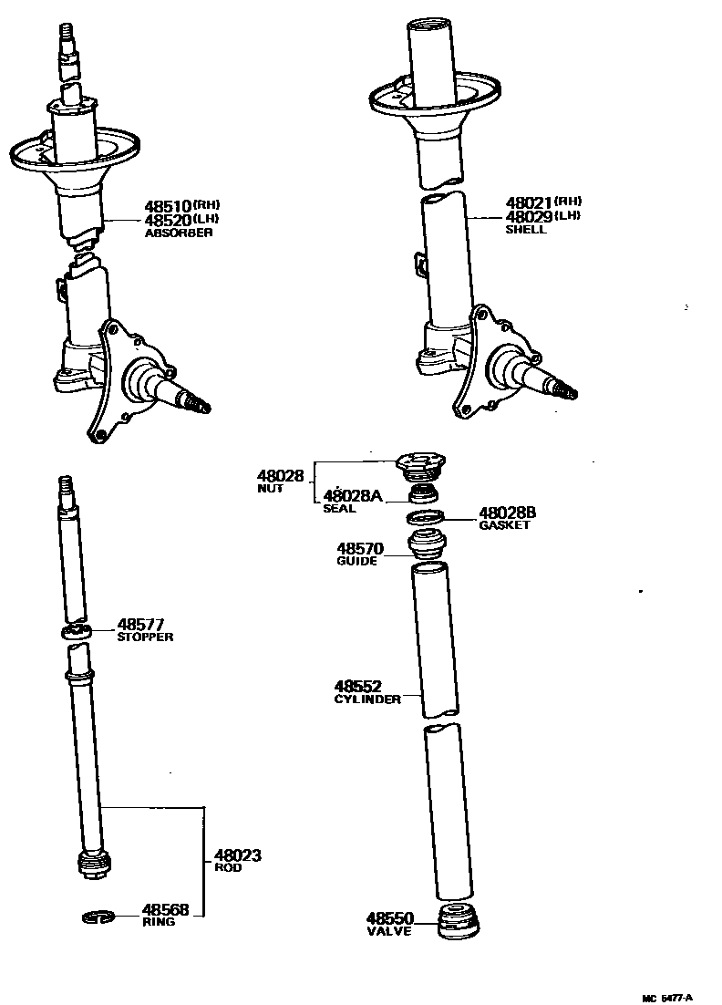 4803 — FRONT SPRING & SHOCK ABSORBER