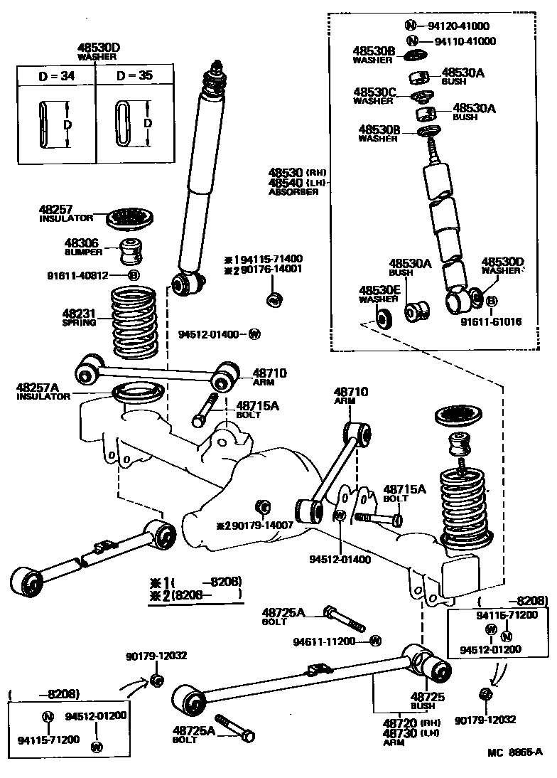 4804 — REAR SPRING & SHOCK ABSORBER
