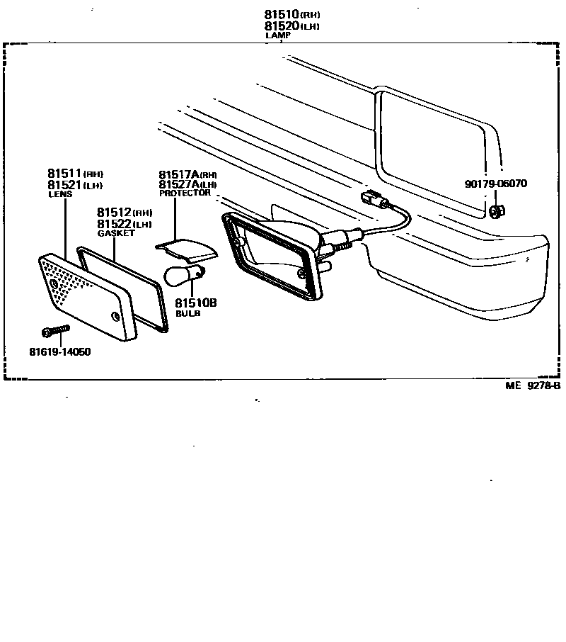 8103 — FRONT TURN SIGNAL LAMP