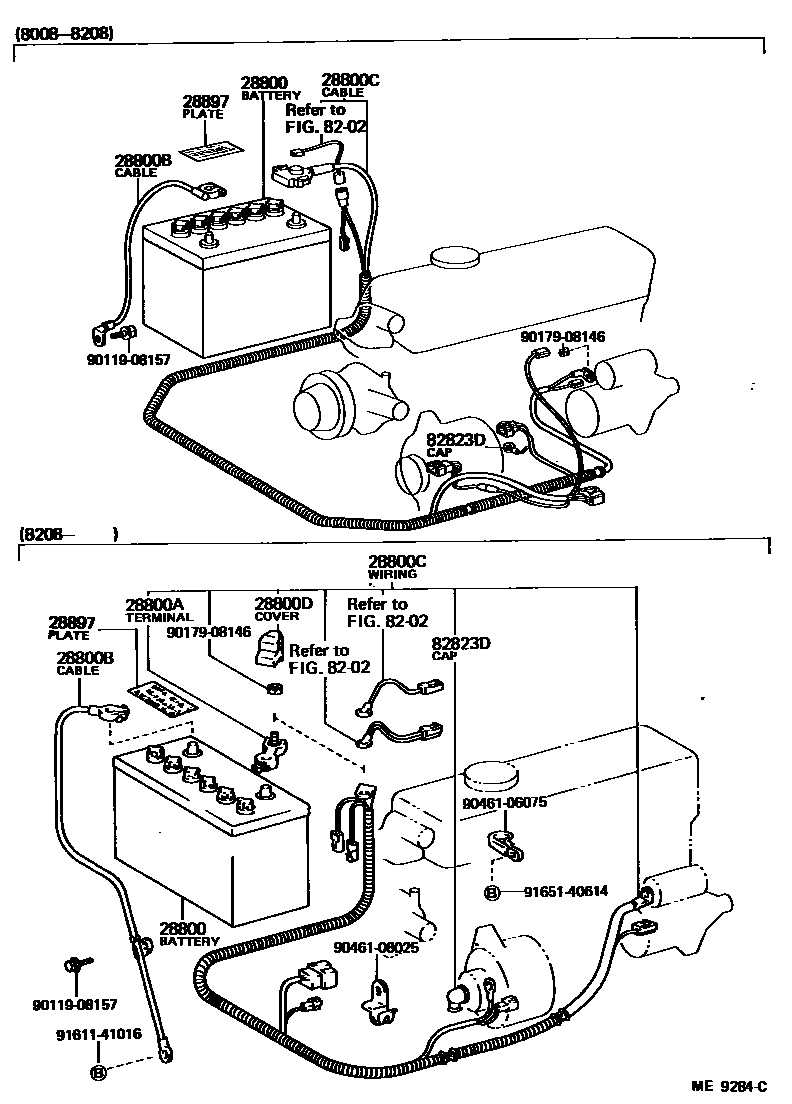 8201 — BATTERY & BATTERY CABLE