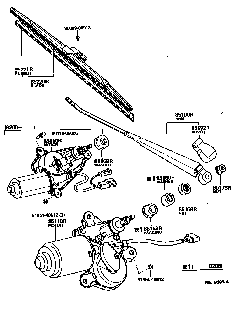 8502 — REAR WIPER