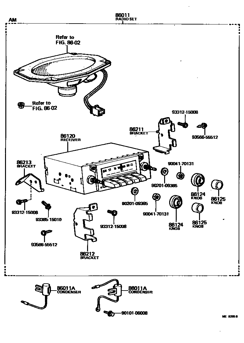 8601 — RADIO RECEIVER & AMPLIFIER & CONDENSER