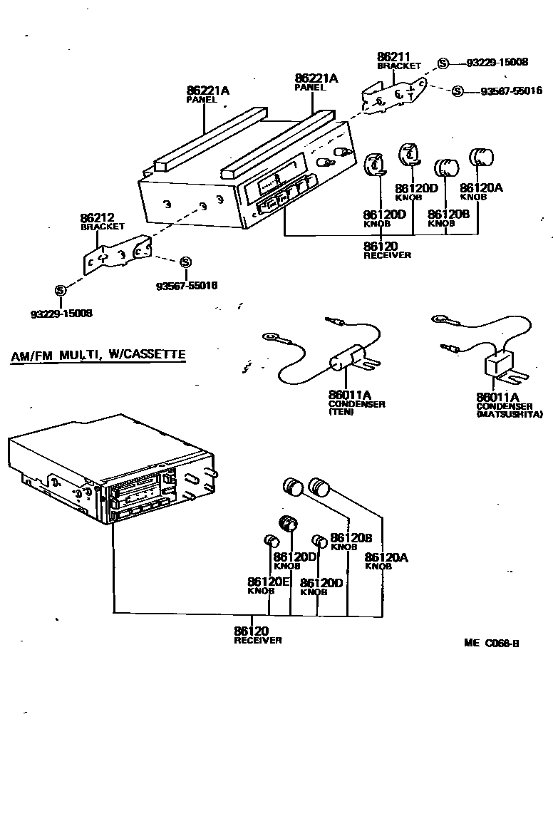 8601 — RADIO RECEIVER & AMPLIFIER & CONDENSER