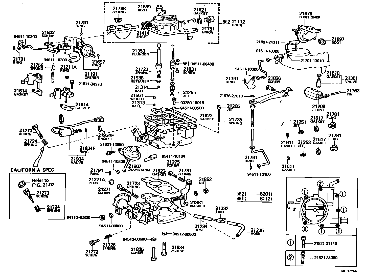 2103 — CARBURETOR
