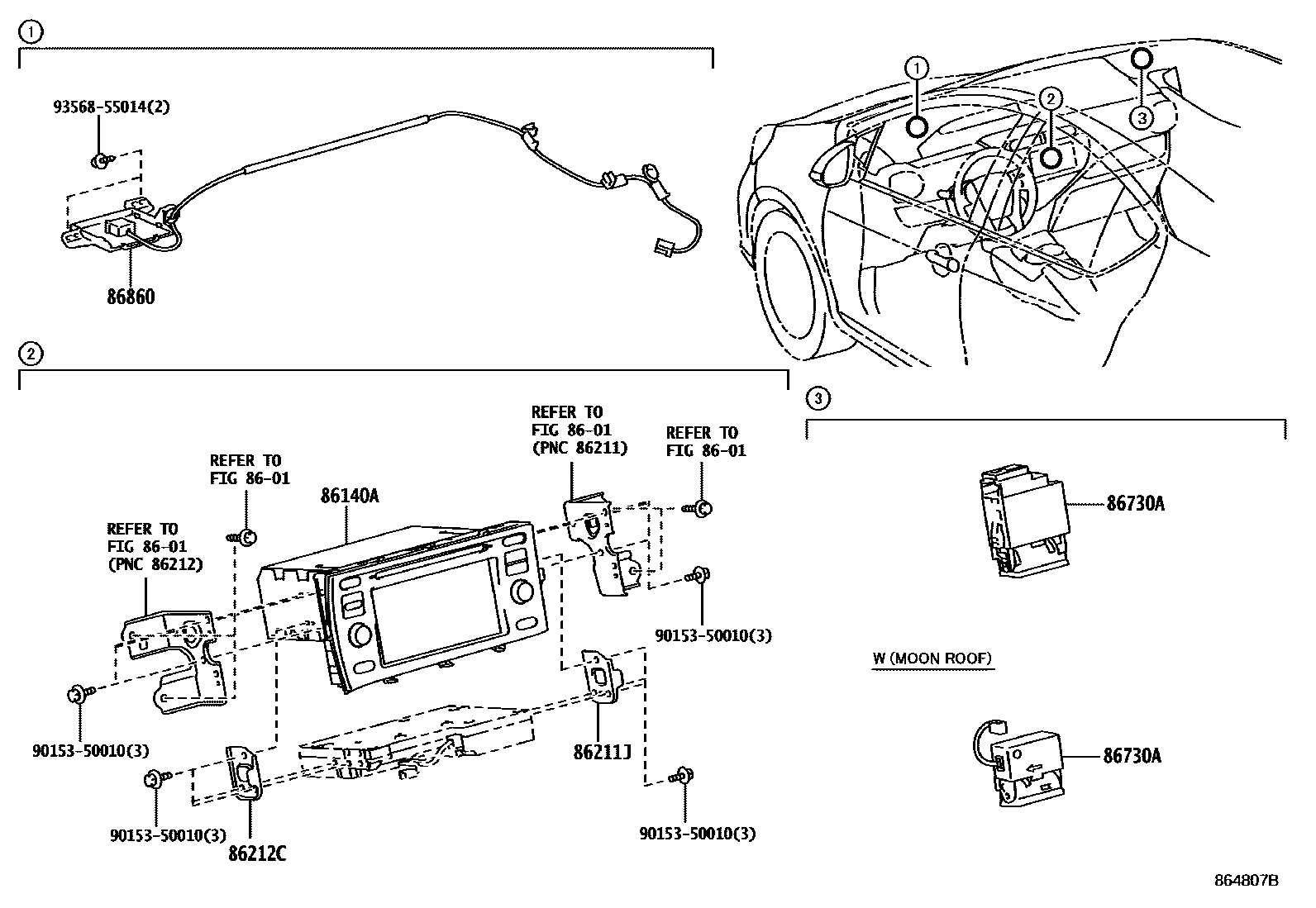 8603 — NAVIGATION & FRONT MONITOR DISPLAY