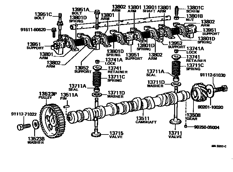 1302 — CAMSHAFT & VALVE