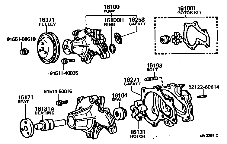 1601 — WATER PUMP