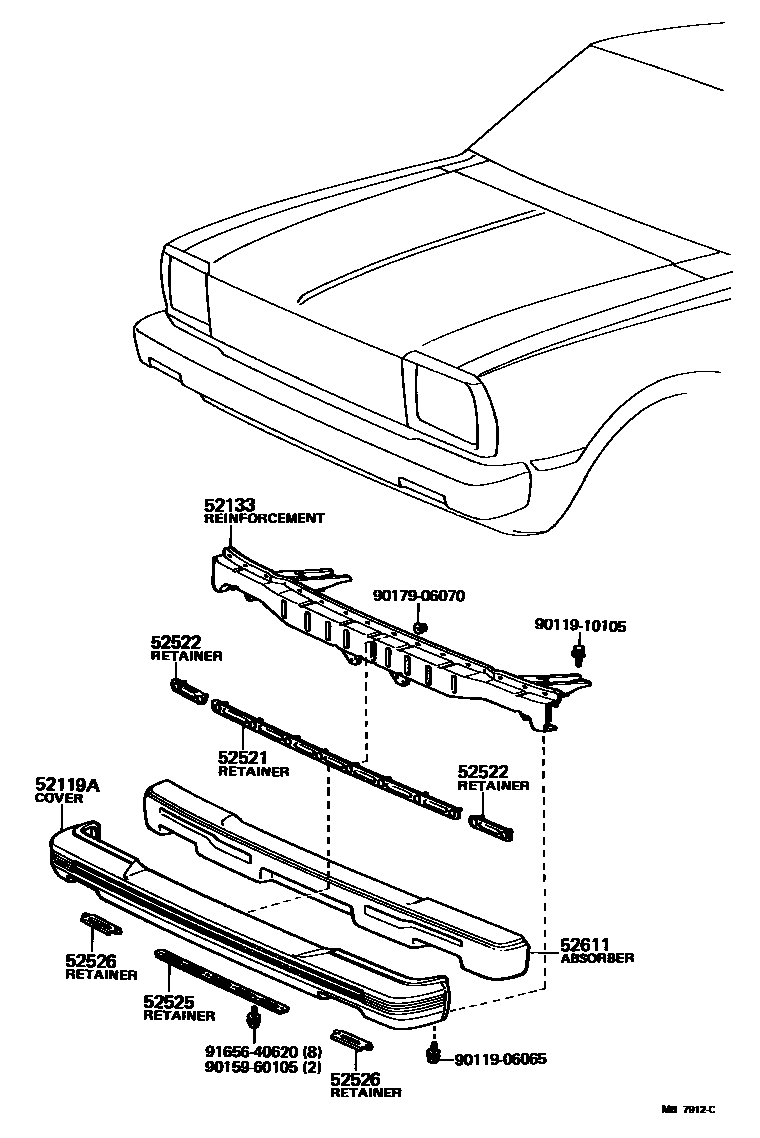 5201 — FRONT BUMPER & BUMPER STAY