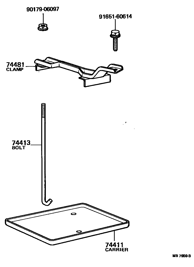7402 — BATTERY CARRIER