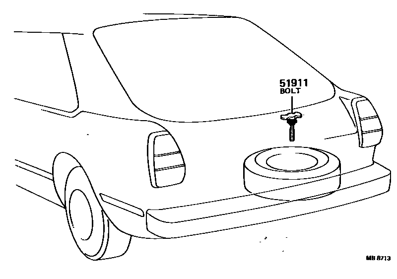 5104 — SPARE WHEEL CARRIER