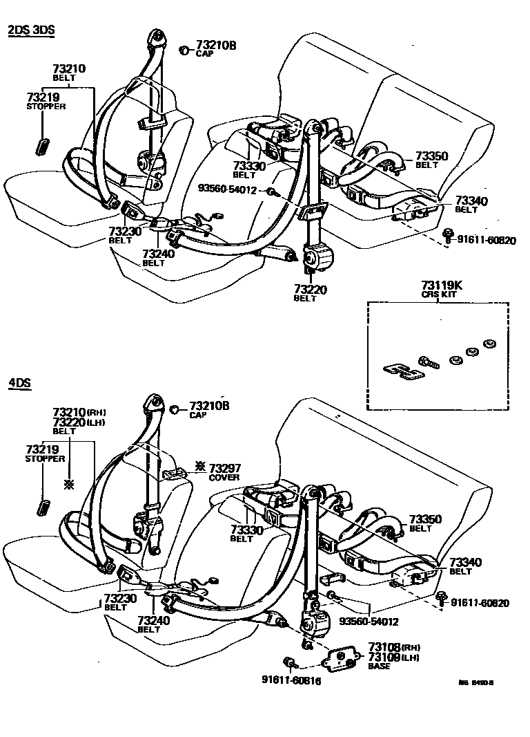 7104 — SEAT BELT & CHILD RESTRAINT SEAT