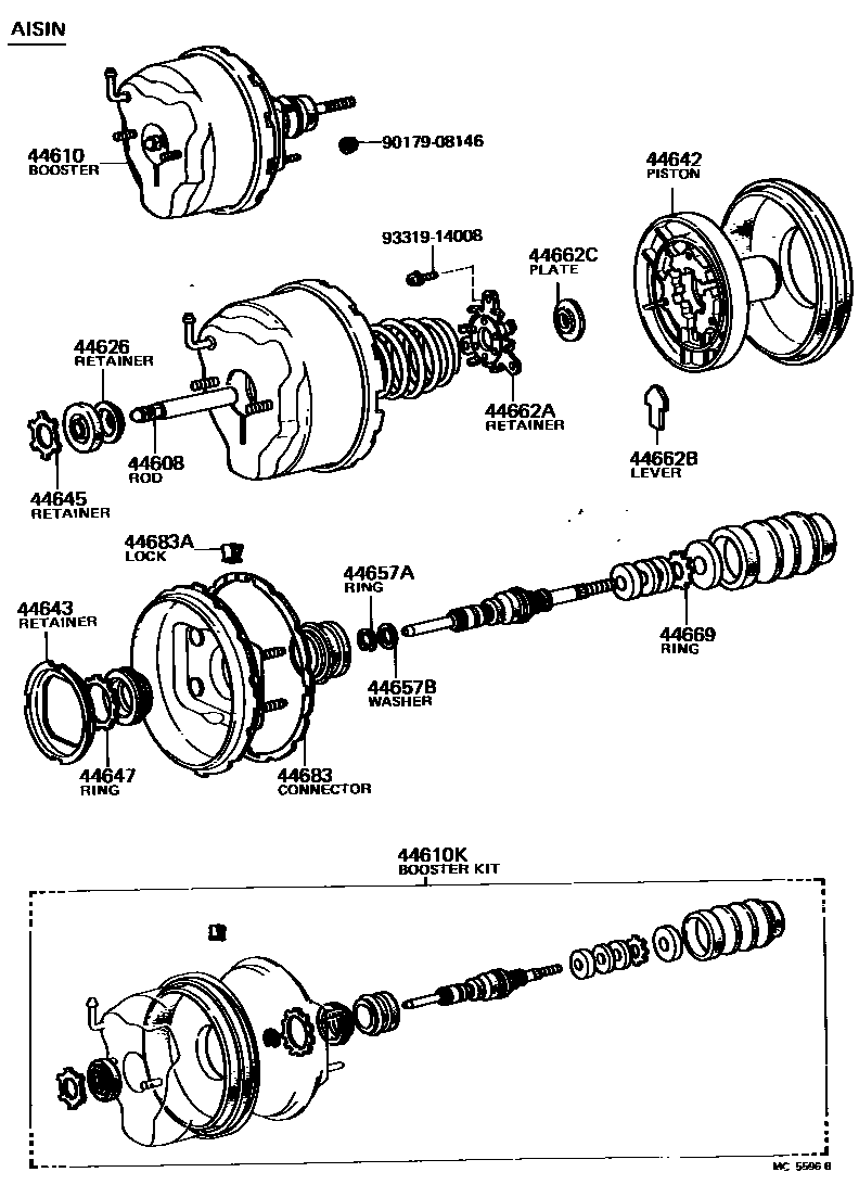 4703 — BRAKE BOOSTER & VACUUM TUBE