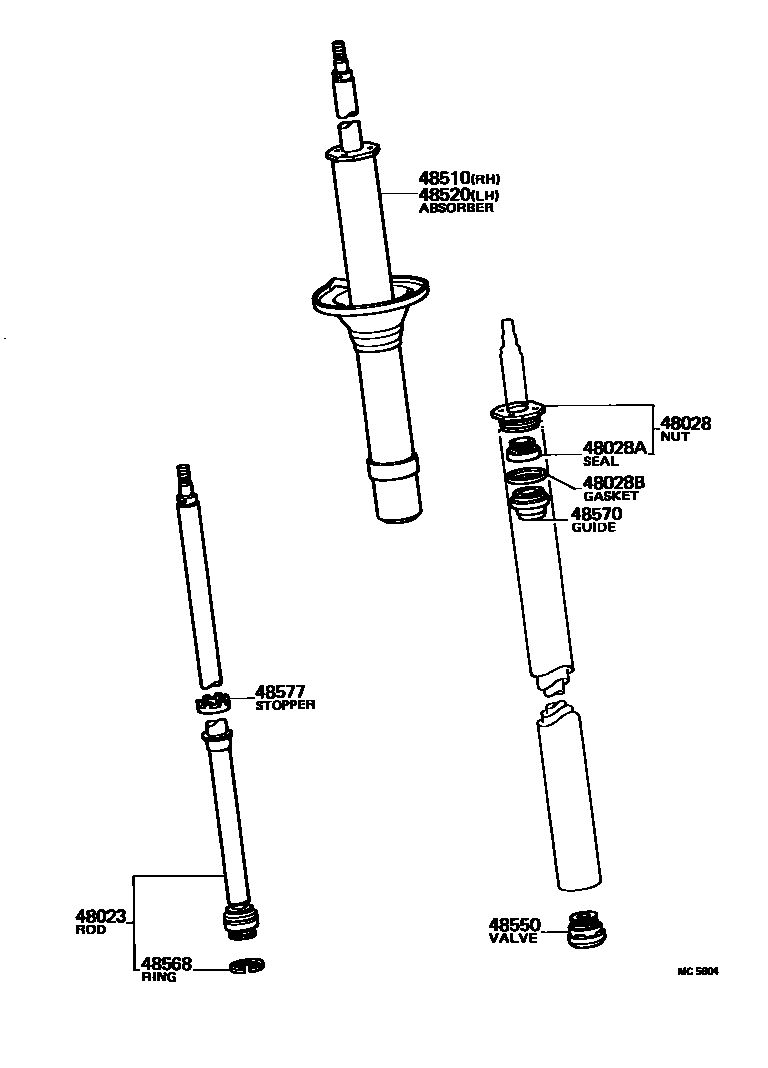 4803 — FRONT SPRING & SHOCK ABSORBER