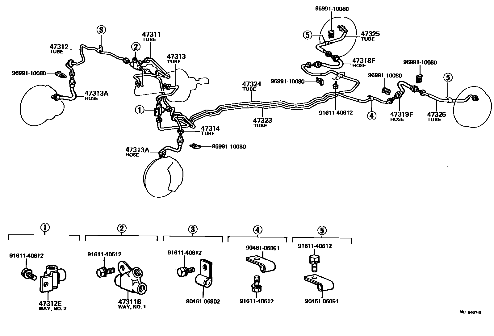 4708 — BRAKE TUBE & CLAMP