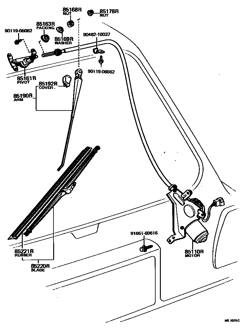 8502 — REAR WIPER