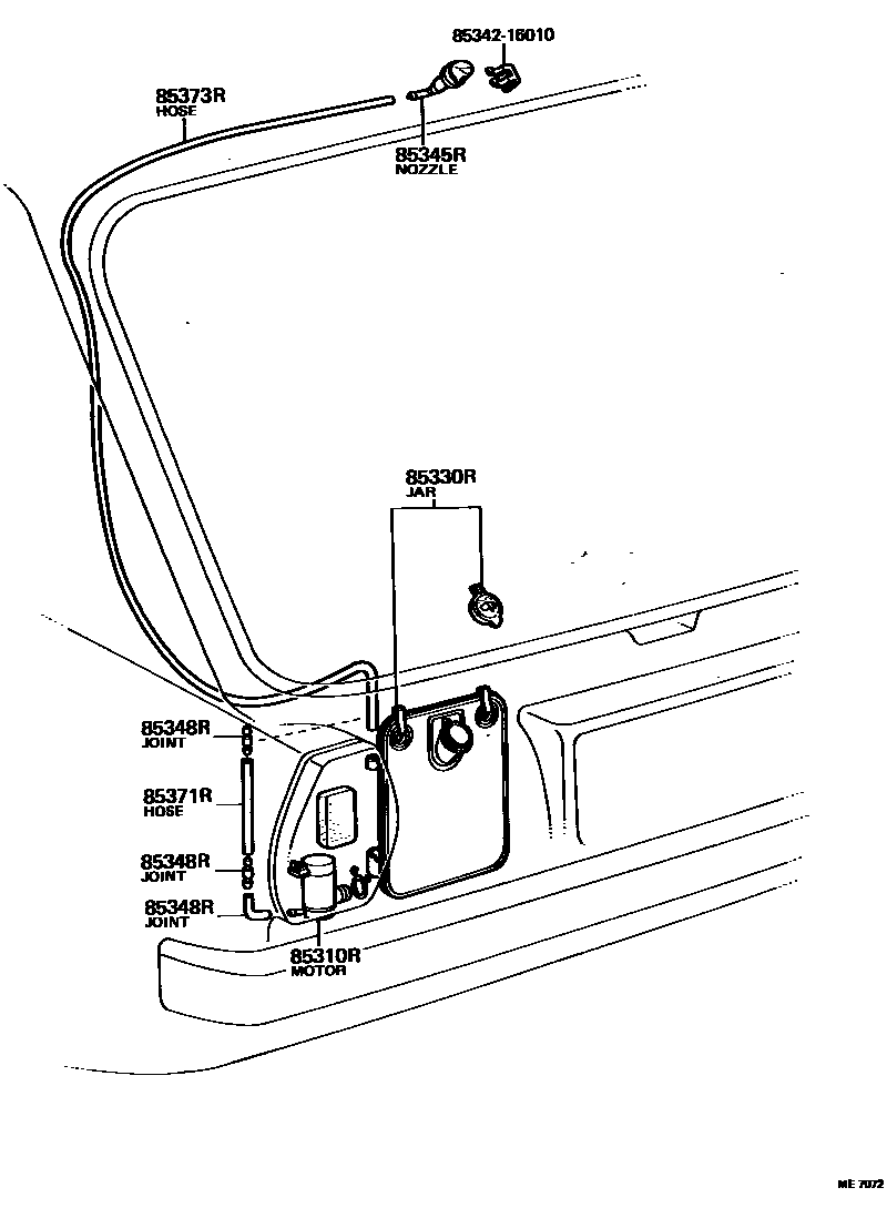 8504 — REAR WASHER