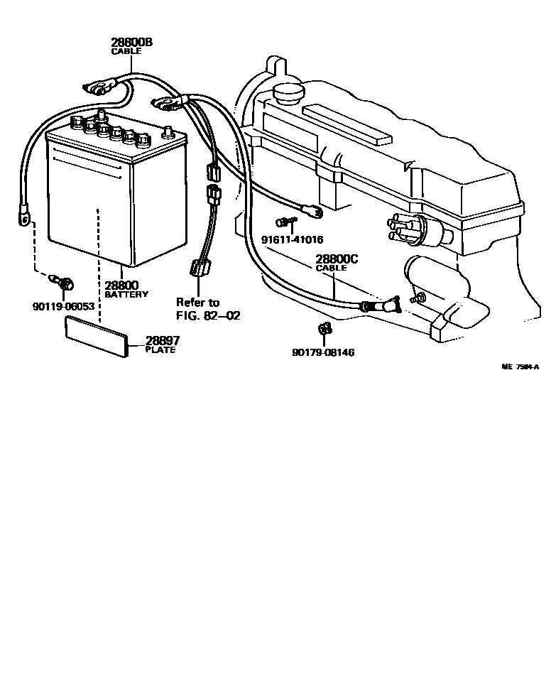8201 — BATTERY & BATTERY CABLE
