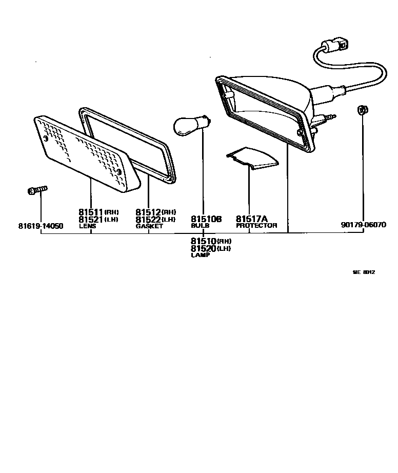8103 — FRONT TURN SIGNAL LAMP