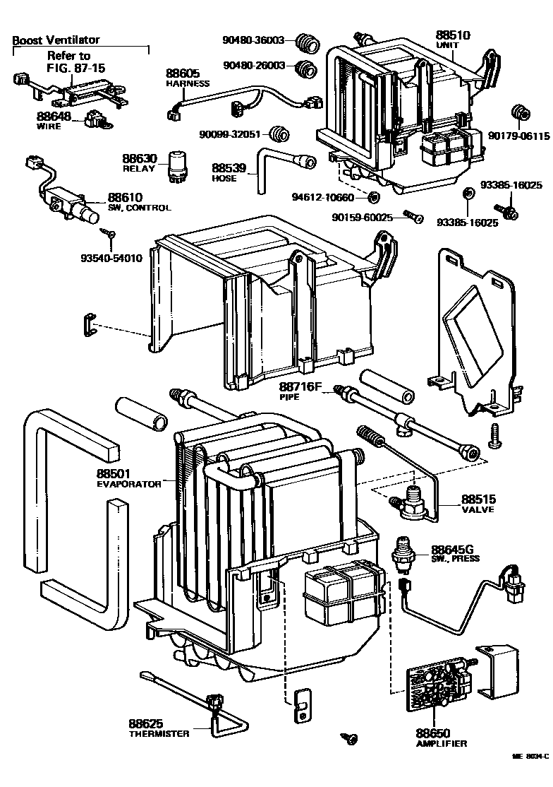8714 — HEATING & AIR CONDITIONING - COOLER UNIT