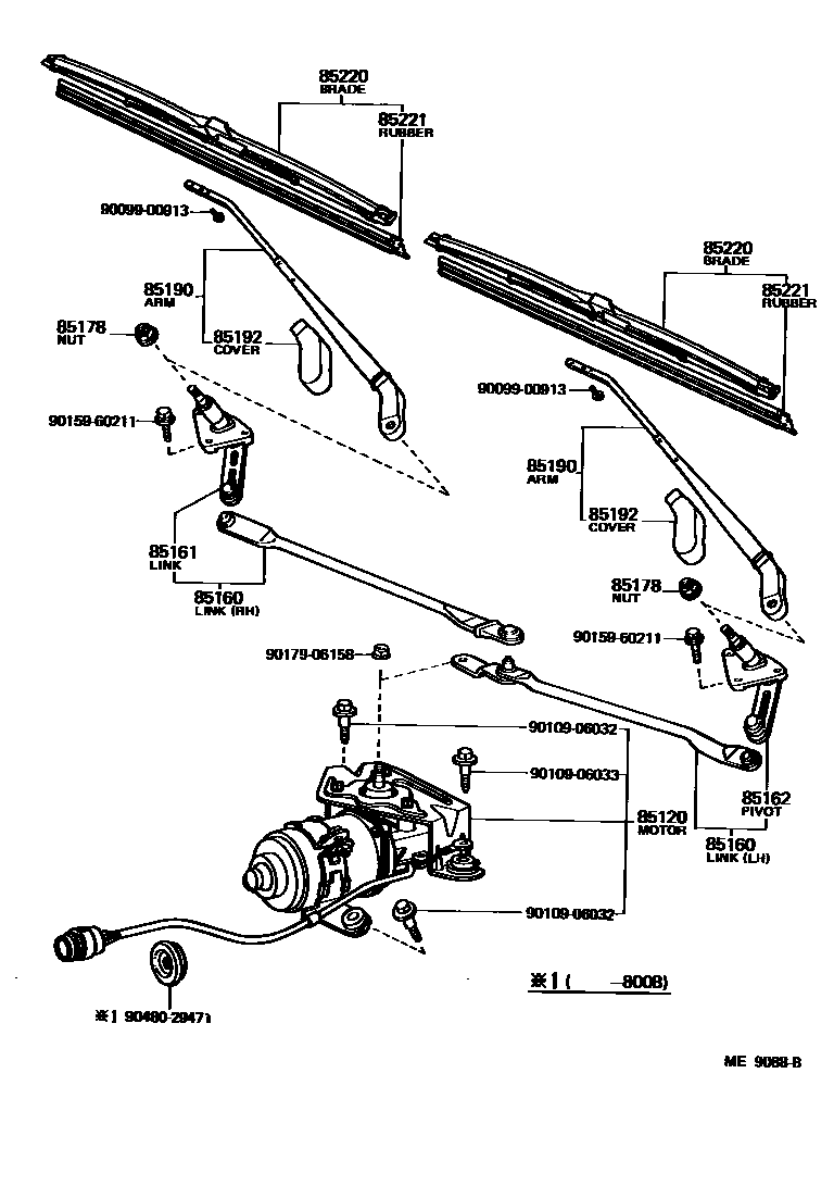 8501 — WINDSHIELD WIPER