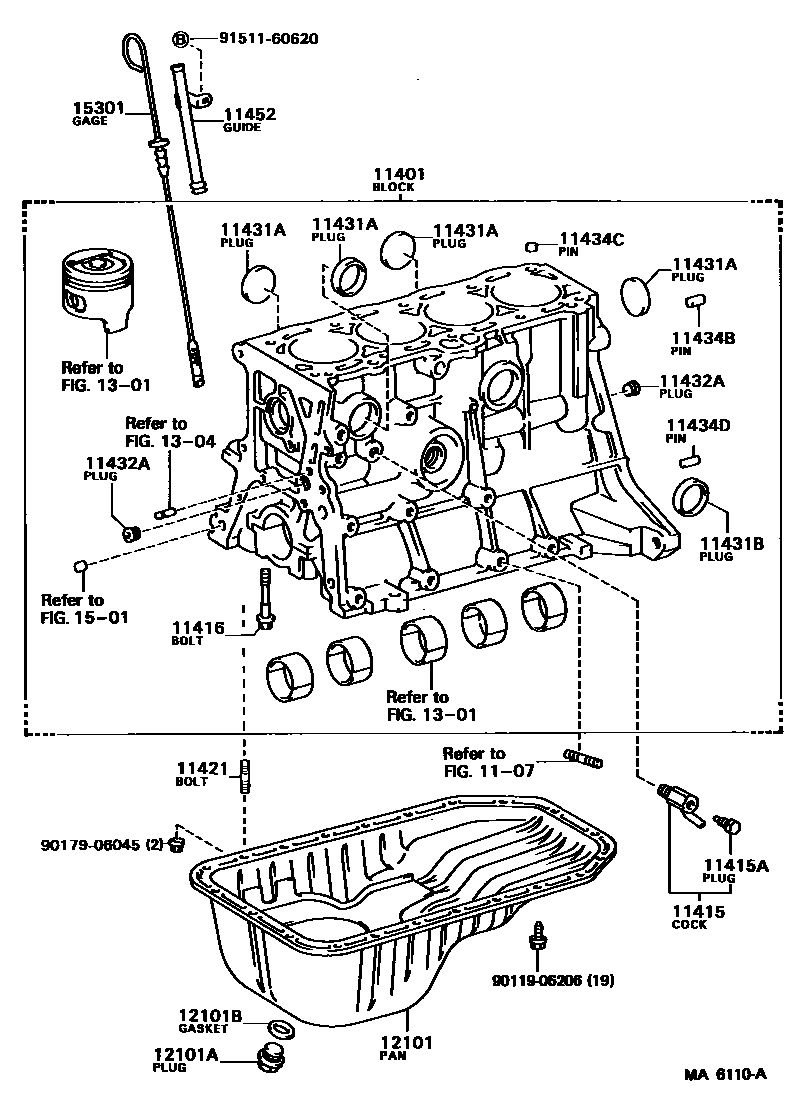 1105 — CYLINDER BLOCK