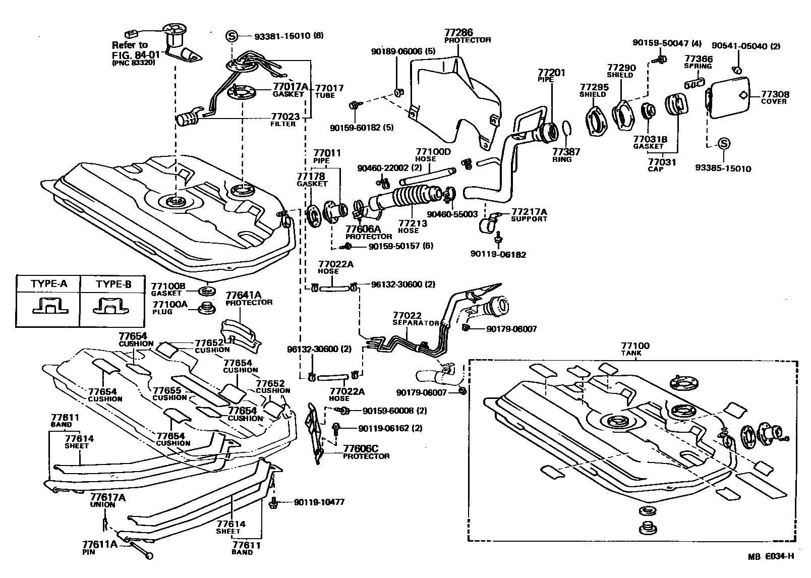7701 — FUEL TANK & TUBE