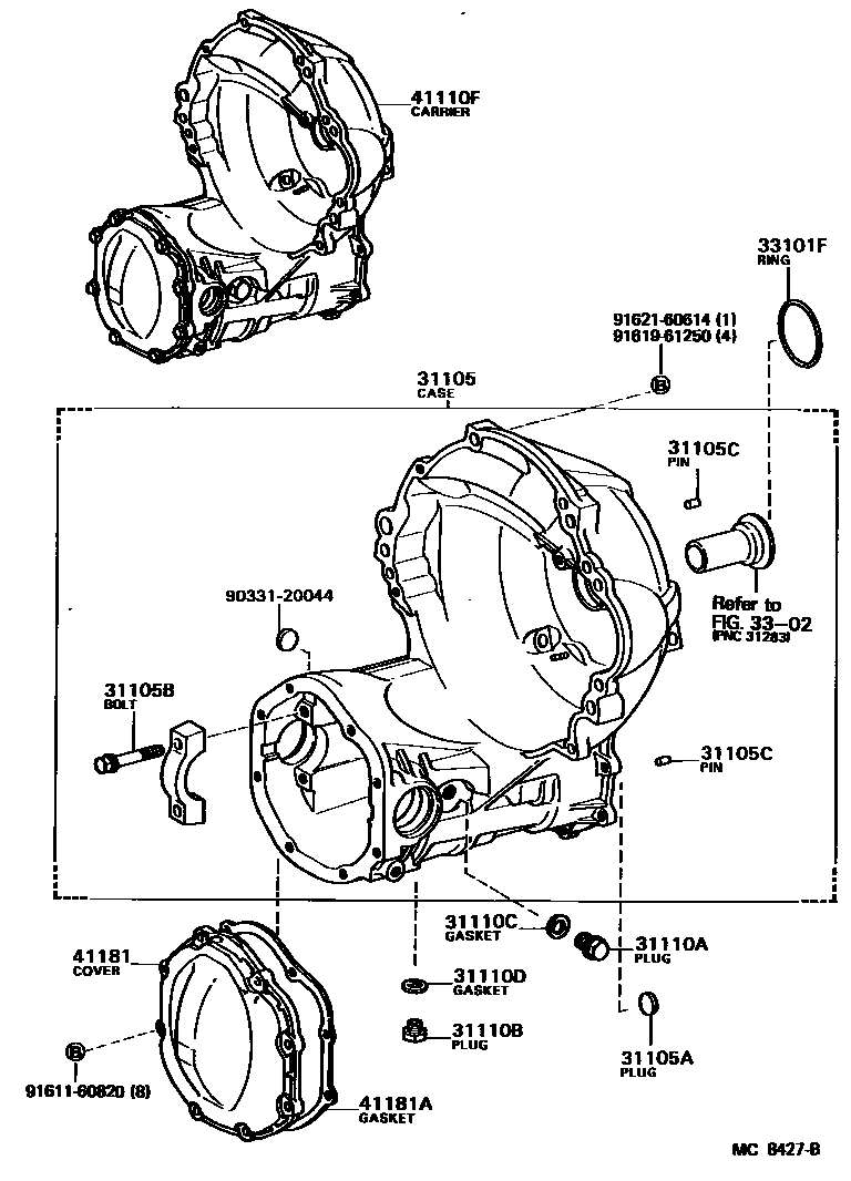 4301 — FRONT AXLE HOUSING & DIFFERENTIAL