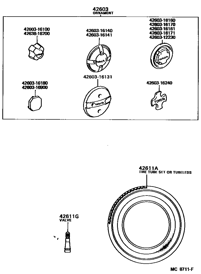 4103 — DISC WHEEL & WHEEL CAP