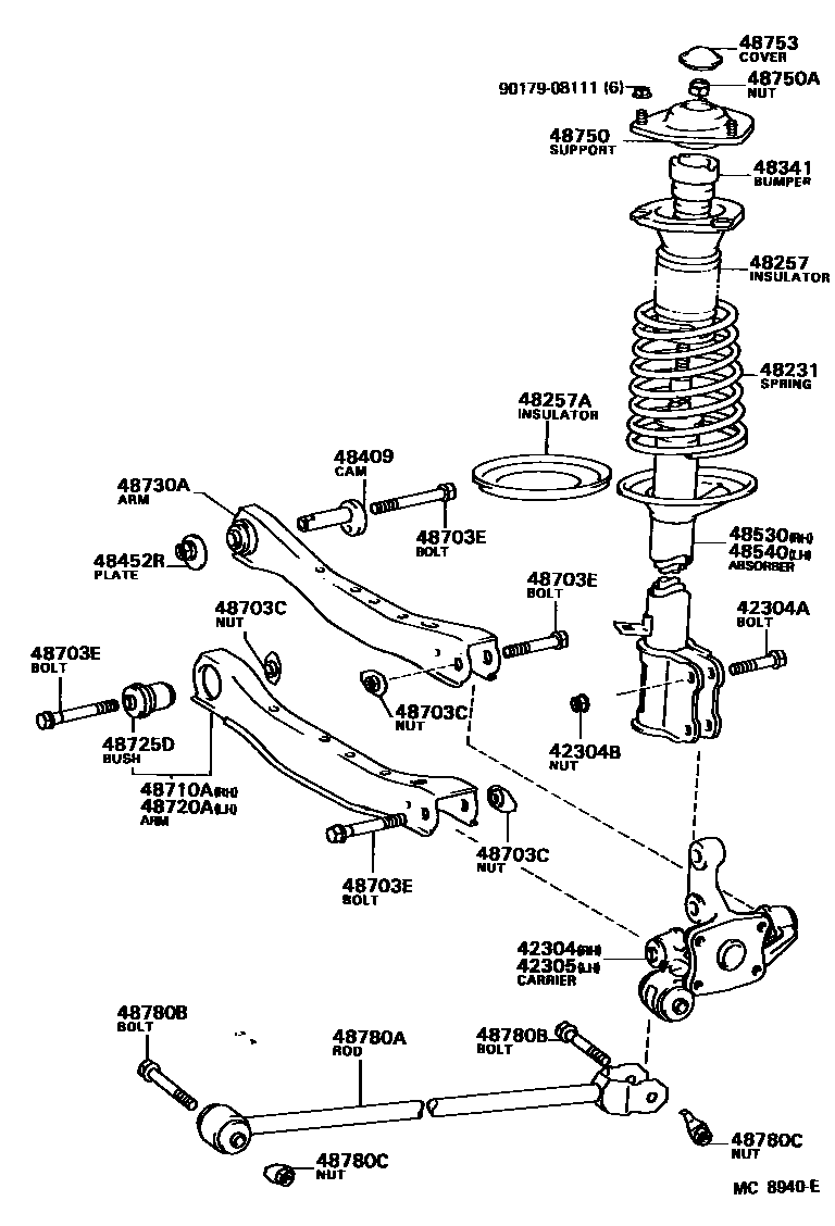 4804 — REAR SPRING & SHOCK ABSORBER