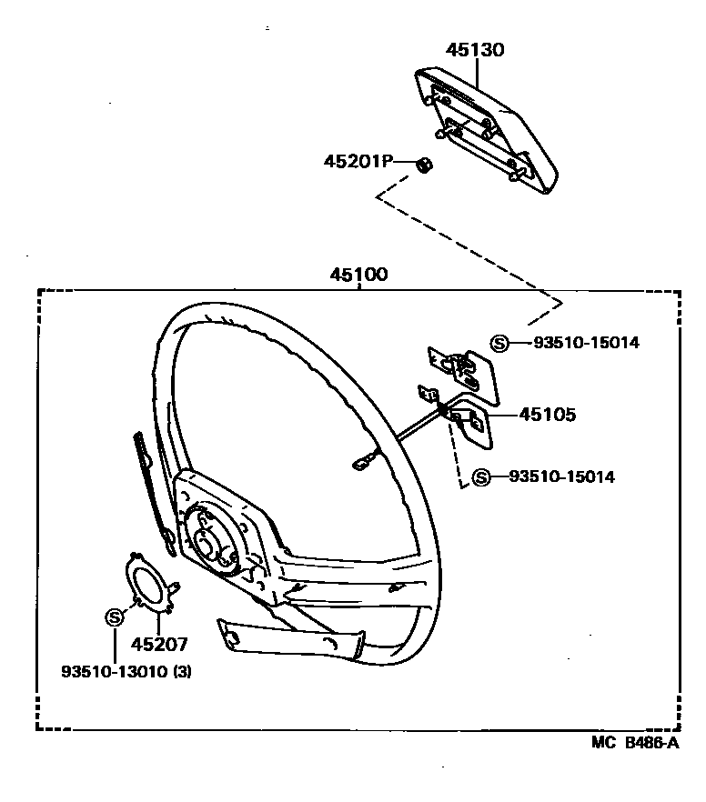 4504 — STEERING WHEEL