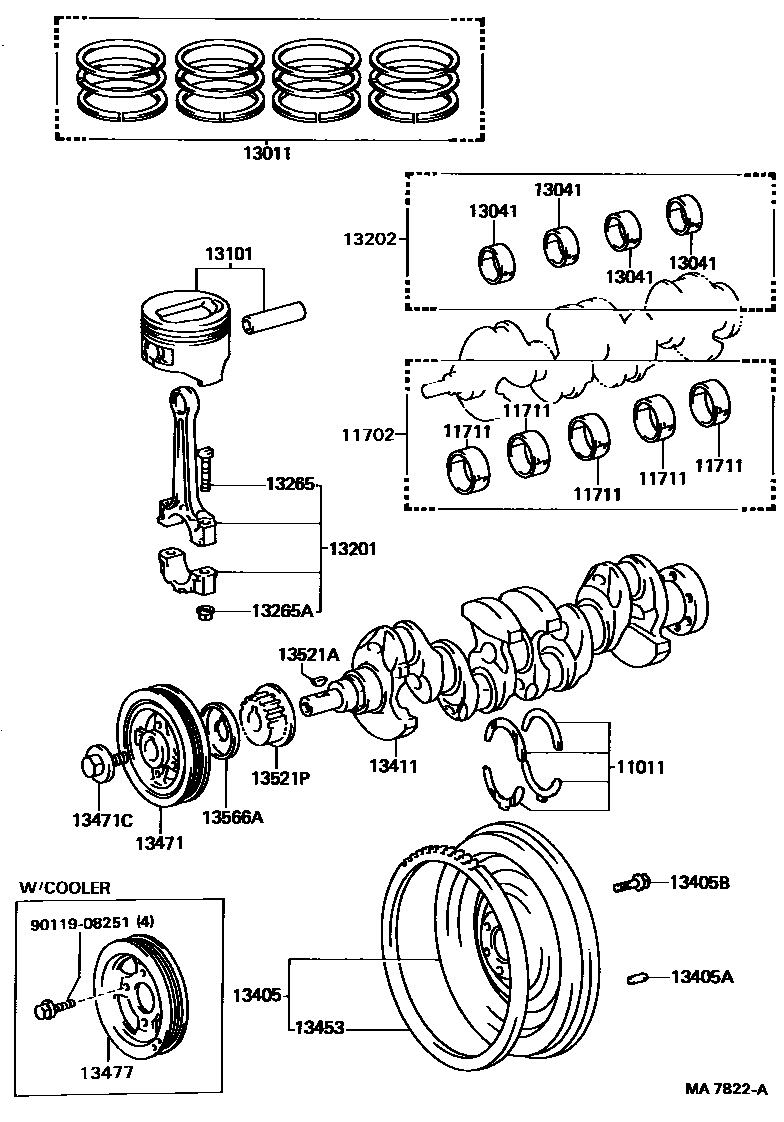 1301 — CRANKSHAFT & PISTON