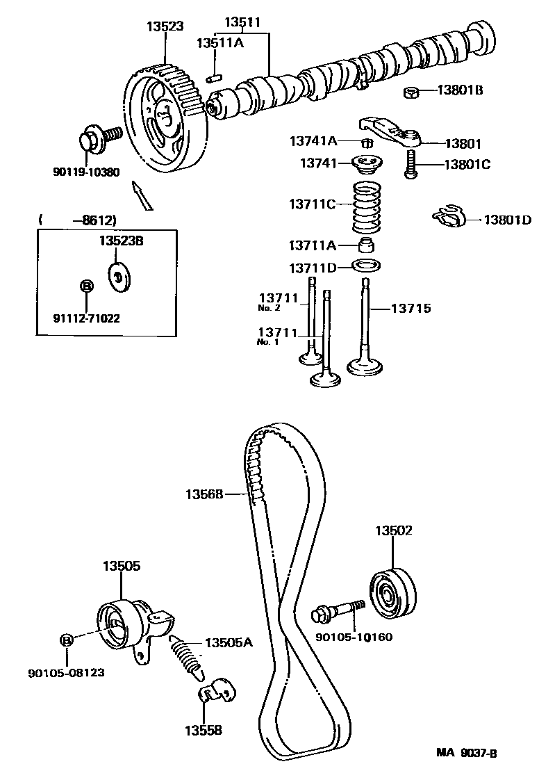 1302 — CAMSHAFT & VALVE