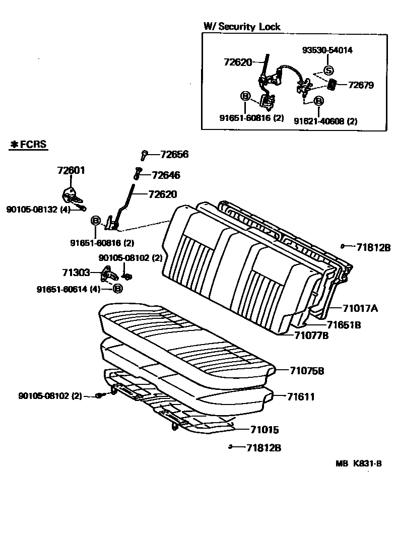 7102 — REAR SEAT & SEAT TRACK