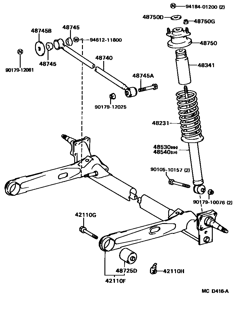 4804 — REAR SPRING & SHOCK ABSORBER