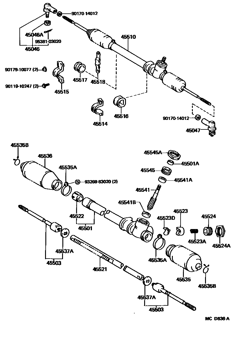 4505 — FRONT STEERING GEAR & LINK