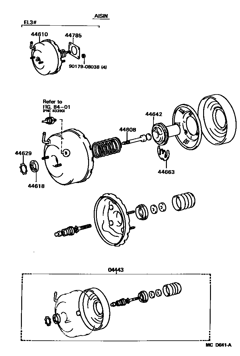 4703 — BRAKE BOOSTER & VACUUM TUBE