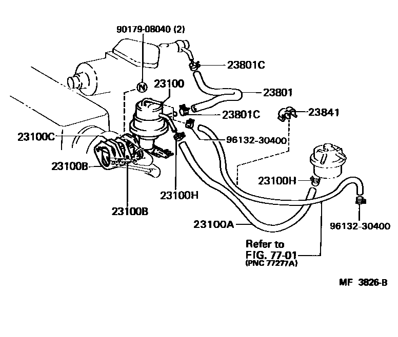 2301 — FUEL PUMP & PIPE