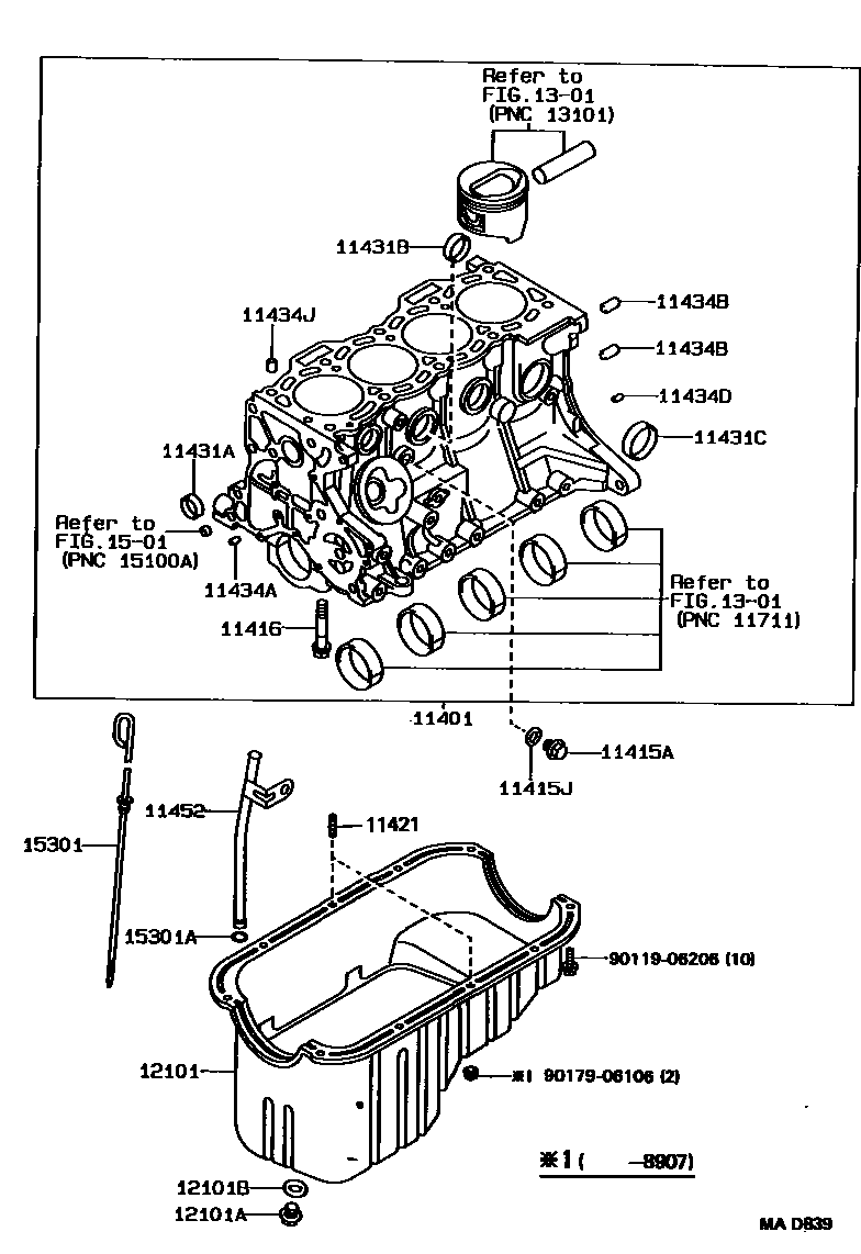 1105 — CYLINDER BLOCK