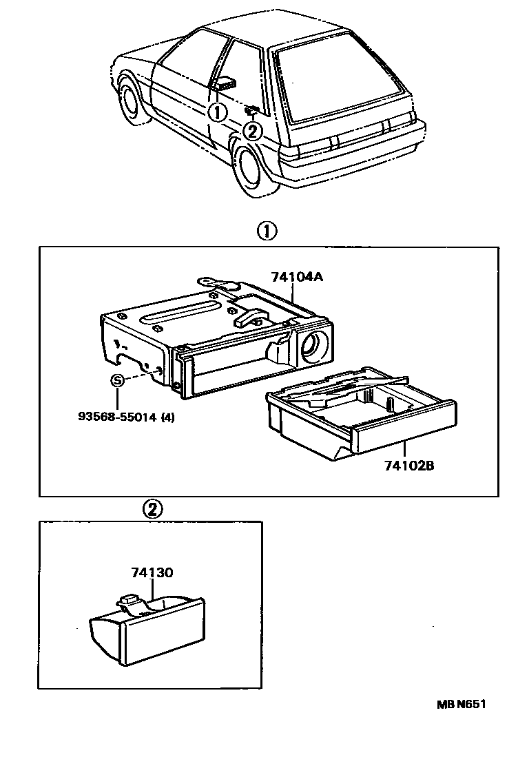 7404 — ASH RECEPTACLE